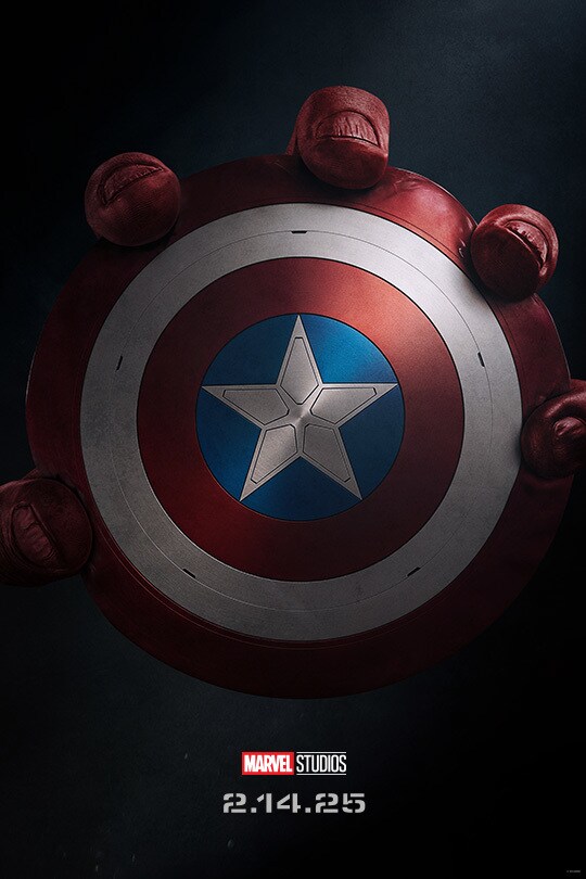 Marvel Studios | 2.14.25 | Captain America: Brave New World movie poster