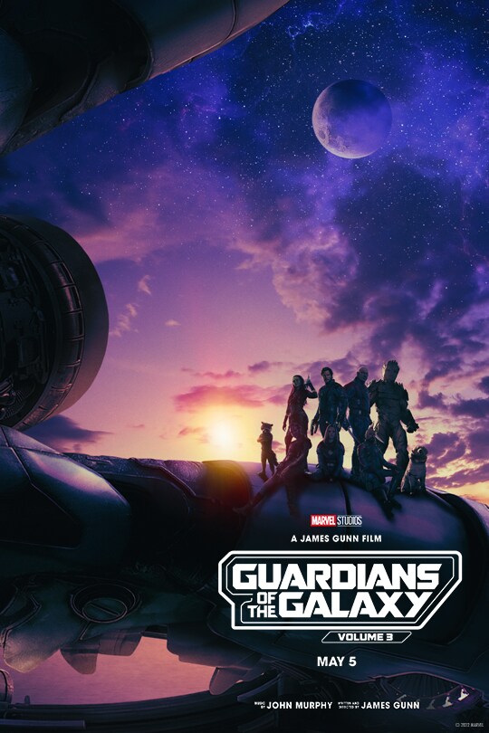 Marvel Studios | A James Gunn Film | Guardians of the Galaxy Vol. 3 | May 5 | movie poster