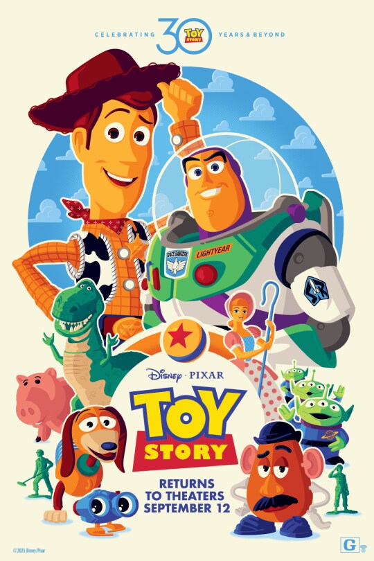 Disney-Pixar Toy Story | Returns to Theaters | Celebrating 30 Years & Beyond | movie poster