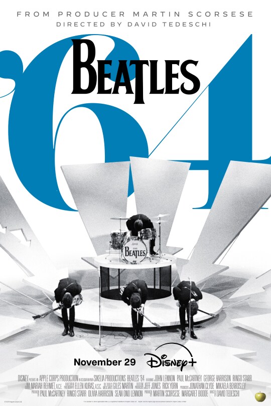 Beatles '64 | Nov 29 | Disney+ | Movie poster