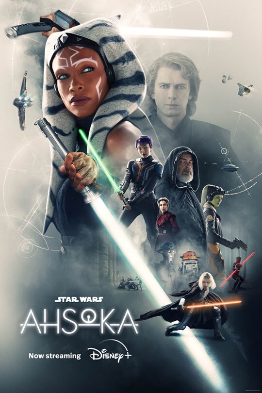 Star Wars | Ahsoka | Now streaming | Disney+ | poster image