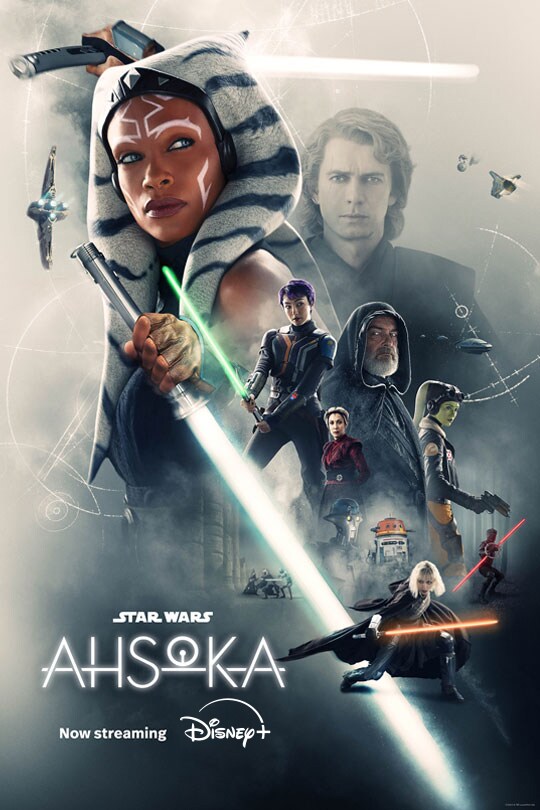 Star Wars | Ahsoka | Now streaming | Disney+ | poster image