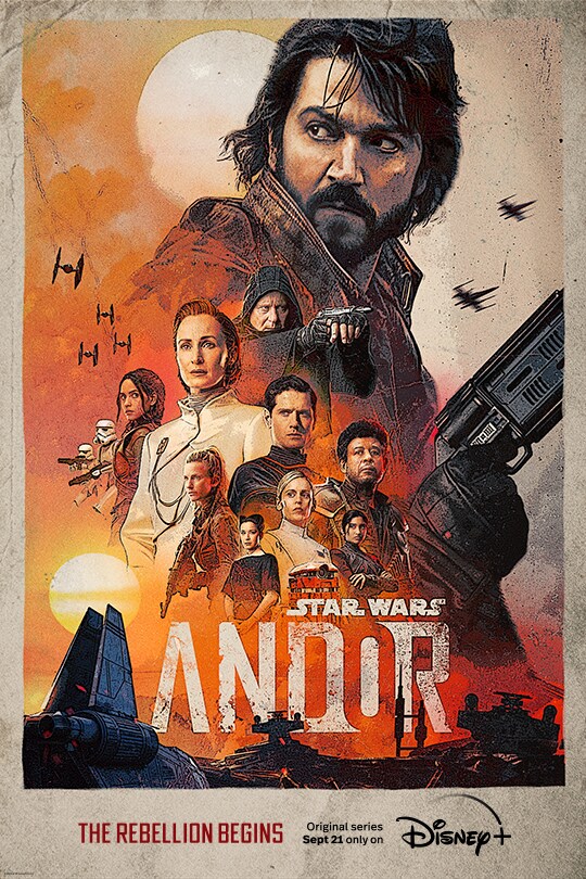 Star Wars: Andor | The Rebellion begins | Original series Sept 21 only on Disney+ | movie poster