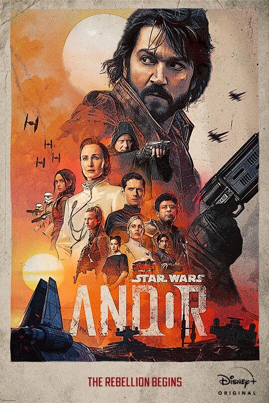 Star Wars | Andor | The rebellion begins. | Disney+ Original poster