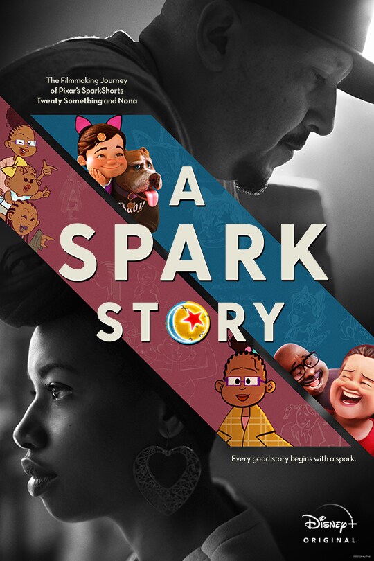 The filmmaking journey of Pixar's SparkShorts Twenty Something and Nona | A Spark Story | Every good story begins with a spark | Disney+ Original | movie poster