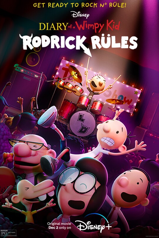 Get ready to Rock n' Rule | Disney | Diary of a Wimpy Kid: Rodrick Rules | Original movie Dec 2 only on Disney+ | movie poster