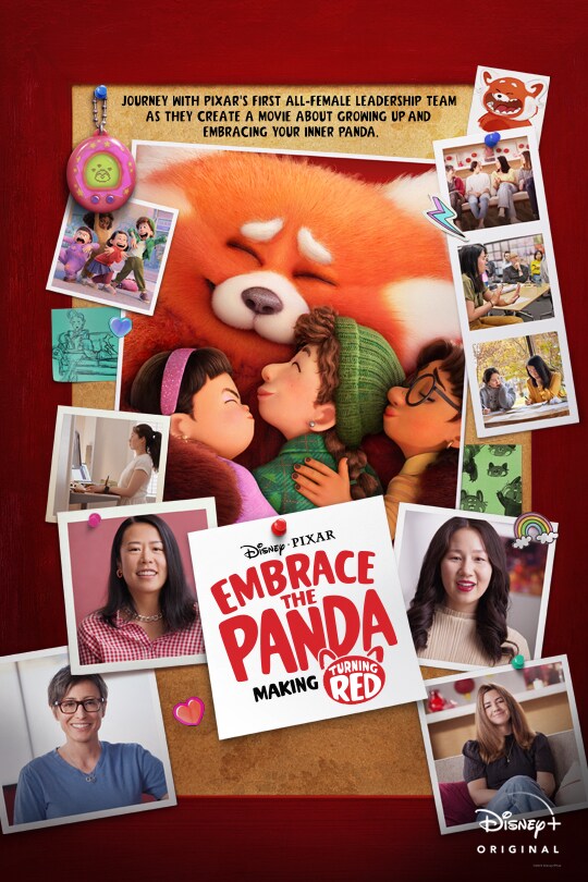 Journey with Pixar's first all-female leadership team as they create a movie about growing up and embracing your inner panda. | Disney•Pixar | Embrace the Panda: Making Turning Red | Disney+ Original | poster