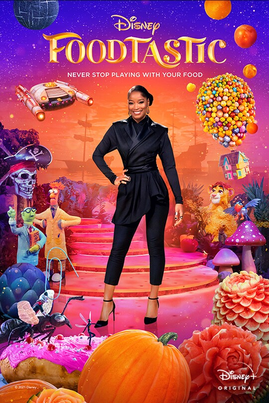 Disney | Foodtastic | Never stop playing with your food | Disney+ Original | movie poster
