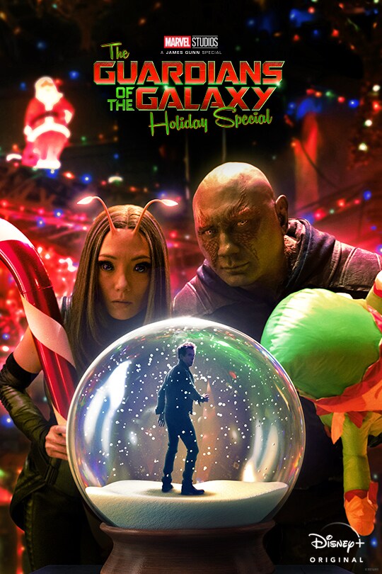 The poster art for The Guardians of the Galaxy Holiday Special (2022).