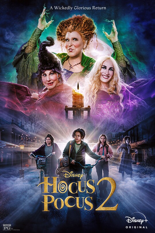 A Wickedly Glorious Return | Disney | Hocus Pocus 2 | Disney+ Original | movie poster