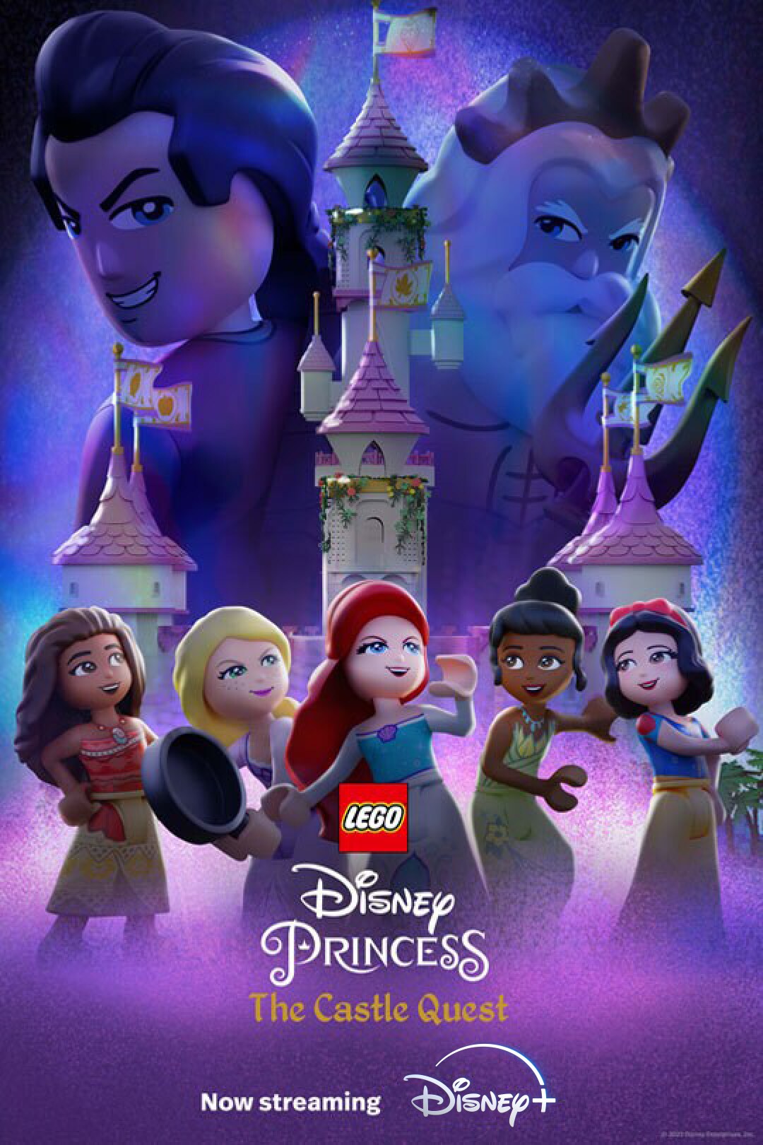 LEGO Disney Princess: The Castle Quest | Now streaming | Disney+ | movie poster