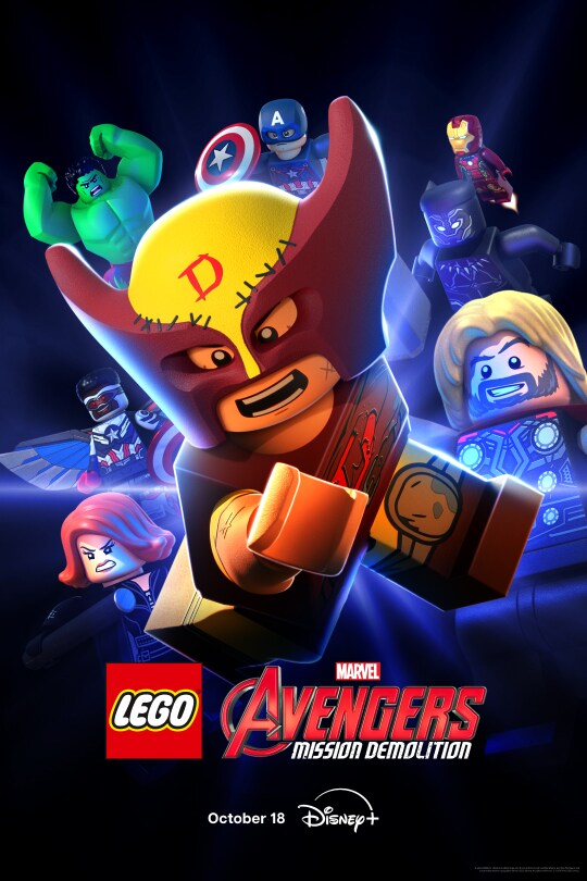 LEGO® Marvel Avengers: Mission Demolition | October 18 | Disney+ | movie poster