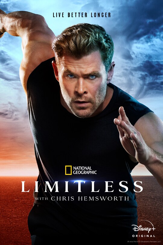 Live better longer | National Geographic | Limitless with Chris Hemsworth | Disney+ Original | poster
