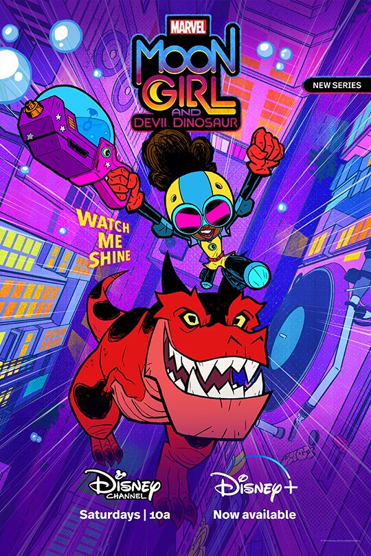 Marvel | Moon Girl and Devil Dinosaur | New Series | Watch Me Shine | Disney Channel Saturdays 10a | 8p | Disney+ Now Available | poster