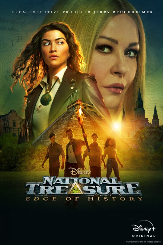 From Executive Producer Jerry Bruckheimer | Disney | National Treasure: Edge of History | Disney+ Original | poster