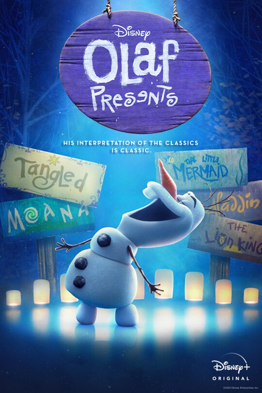 Disney | Olaf Presents | His interpretation of the classics is classic. | Disney+ Original | movie poster