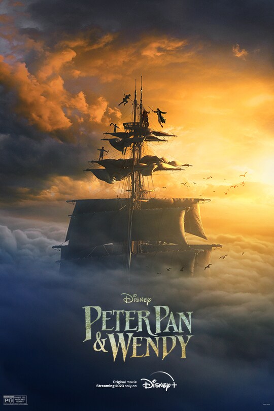 Disney | Peter Pan & Wendy | Original movie Streaming 2023 only on Disney+ | movie poster