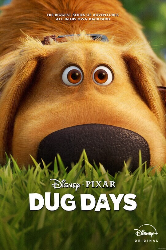 Disney•Pixar | His biggest series of adventures all in his own backyard. | Dug Days | Disney+ Original | movie poster