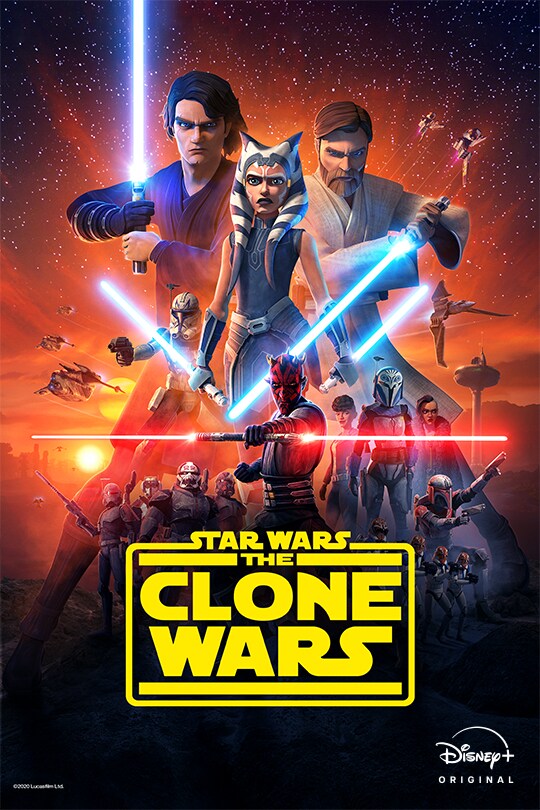 Star Wars: The Clone Wars | Disney+ Original | Poster