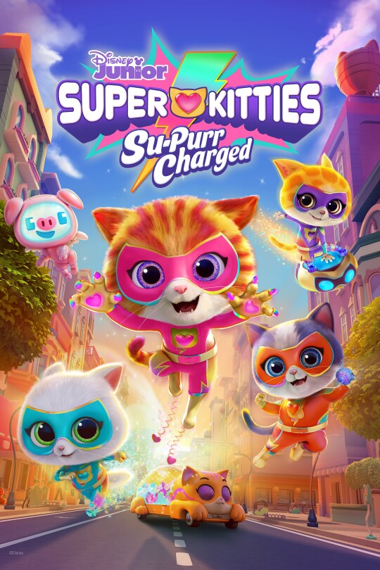 SuperKitties Season 2: Su-Purr Charged | Poster Artwork | Disney+