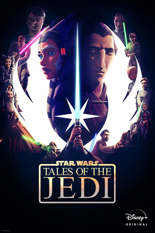 Star Wars: Tales of the Jedi (2022) series poster.