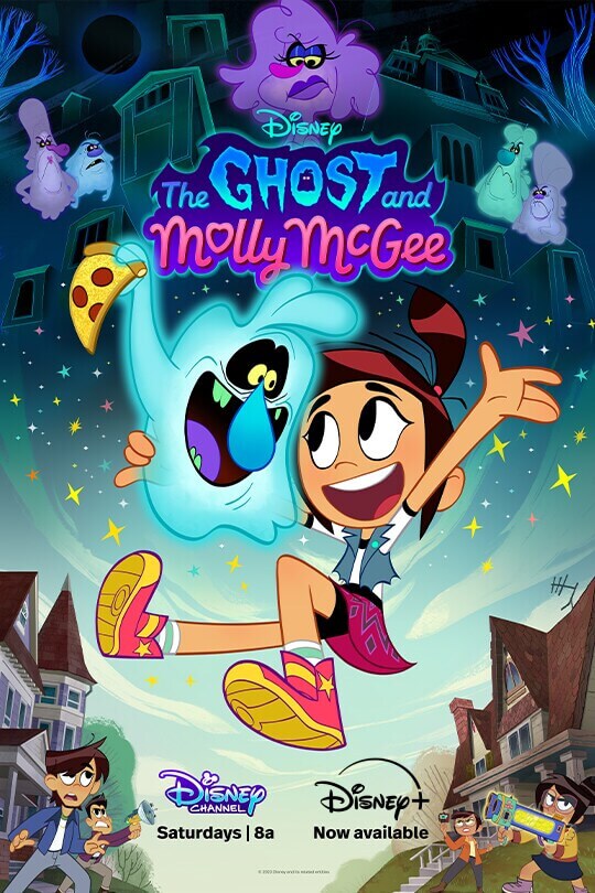 Disney | The Ghost and Molly McGee | Disney Channel Saturdays 8a | Disney+ Now available | poster