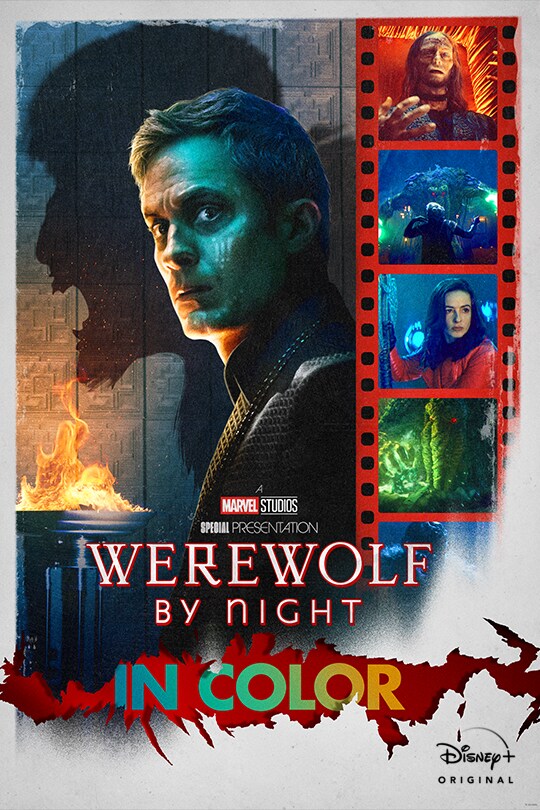 Marvel Studios Special Presentation | Werewolf by Night in Color | Disney+ Original | movie poster