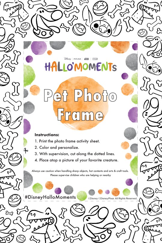 Disney Hallo'Moments Pet Photo Frame (Color)