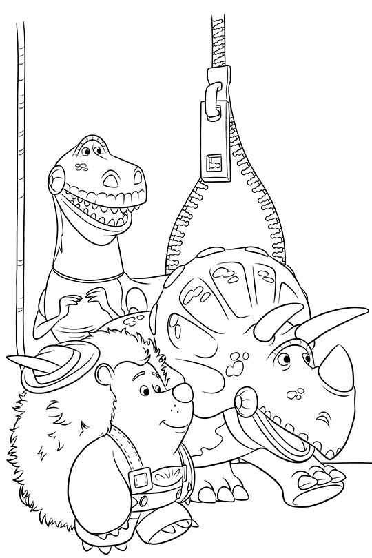 Toy Story Halloween Costumes Coloring Sheet