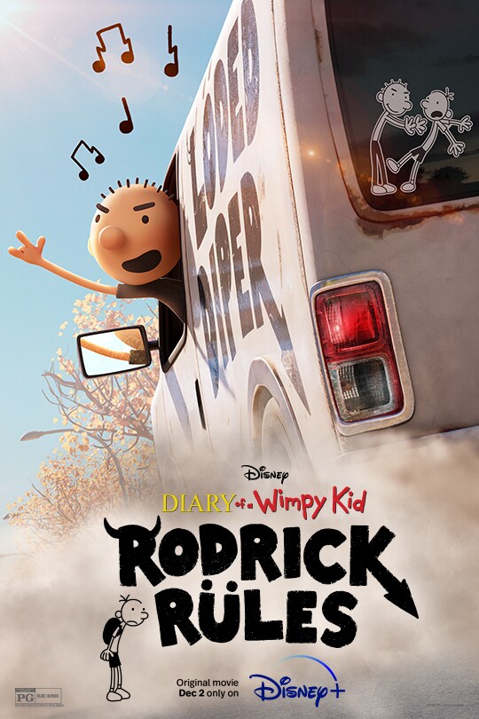 Disney | Diary of a Wimpy Kid | Rodrick Rules | Original movie Dec 2 only on Disney+ | movie poster