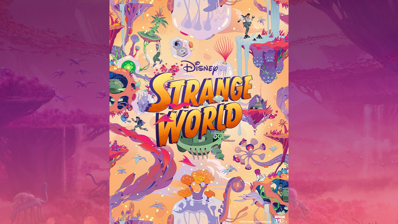 The possibilities are endless in this #StrangeWorld.😮 See Disney's Thanksgiving movie event NOW PLAYING in theaters. 🎨: Lena Vargas