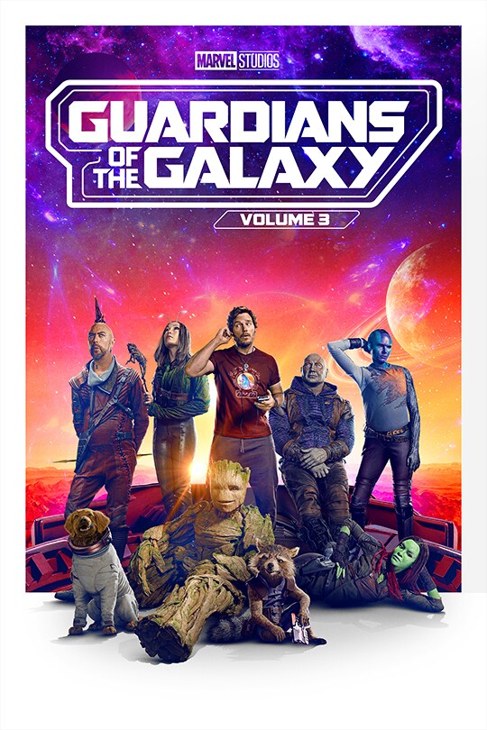 movie poster for Guradians of the Galaxy Volume 3