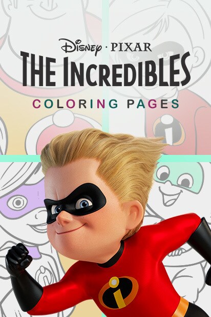 incredibles coloring pages  disney lol
