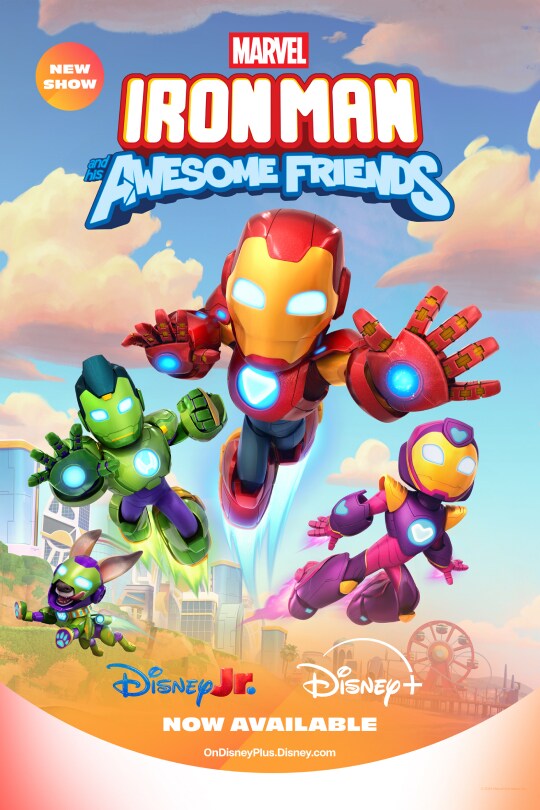 Marvel's Iron Man and His Awesome Friends | Disney+ | Poster