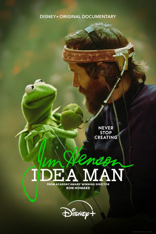 Disney+ Original documentary | Never stop creating | Jim Henson Idea Man | From Academy Award® winning director Ron Howard | Disney+ | movie poster image