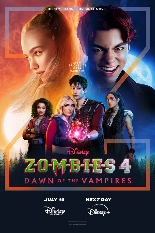 ZOMBIES 4: Dawn of the Vampires | Disney | Every Bright Side Has A Dark Side | July 10 Disney Channel | Next Day Disney+ | Poster image
