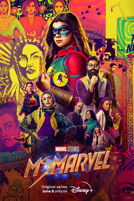 Marvel Studios | Ms. Marvel | Original series June 8 only on Disney+ | poster