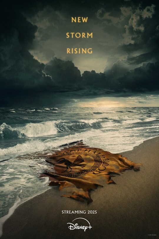 New Storm Rising | Percy Jackson and the Olympians | Streaming 2025 | Disney+ | movie poster