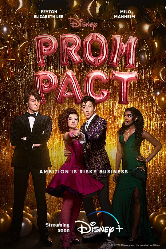 Peyton Elizabeth Lee | Milo Manheim | Disney | Prom Pact | Ambition is risky business | Streaming soon | Disney+ | movie poster