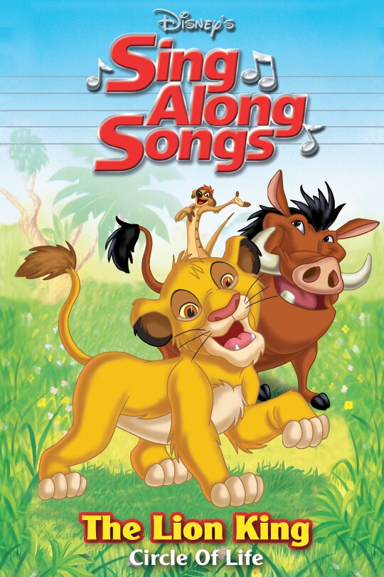 Sing Along Songs The Lion King Circle Of Life Disney Movies