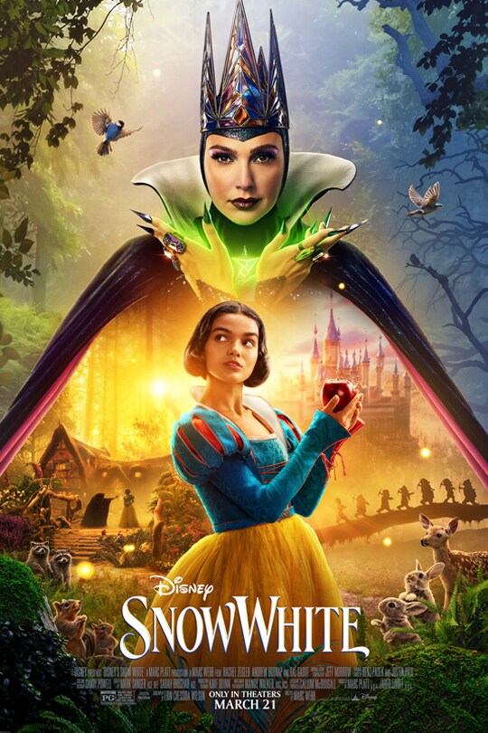 Disney | Snow White | Only in theaters March 21 | Rated PG | movie poster