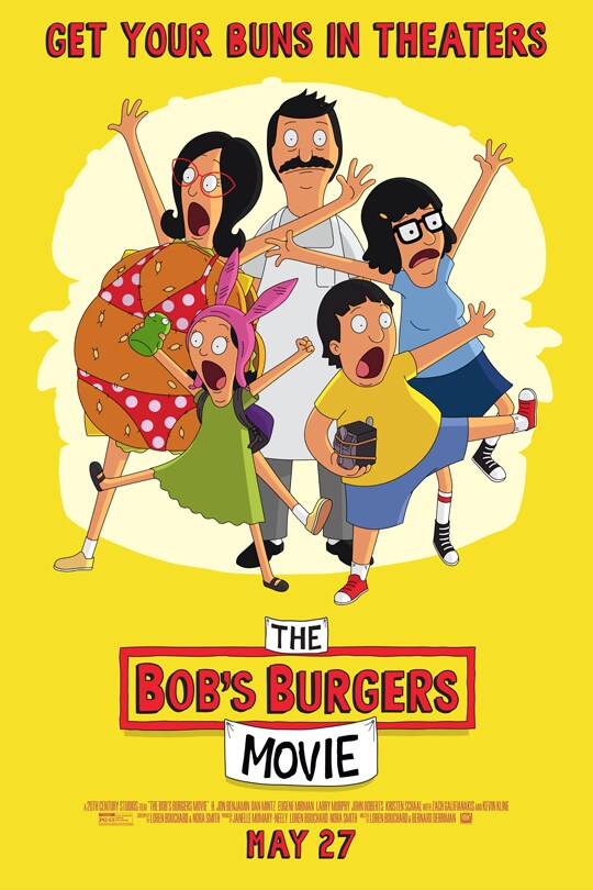 Get your buns in theaters | The Bob's Burgers Movie |  May 27 | PG-13 rating