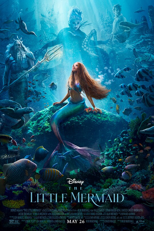 Disney | The Little Mermaid | May 26 | rated PG | movie poster