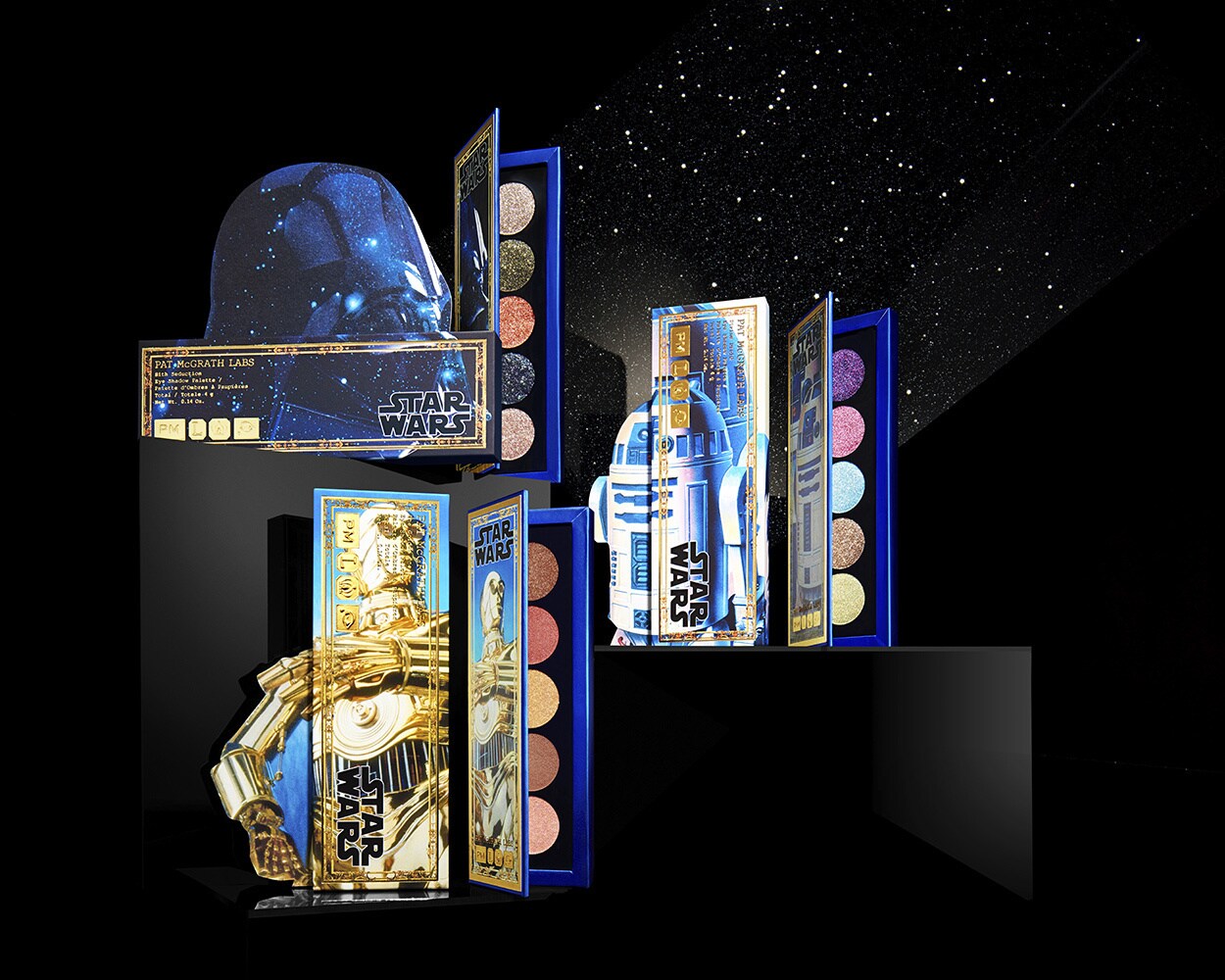 Three collections of Star Wars Makeup by Pat McGrath