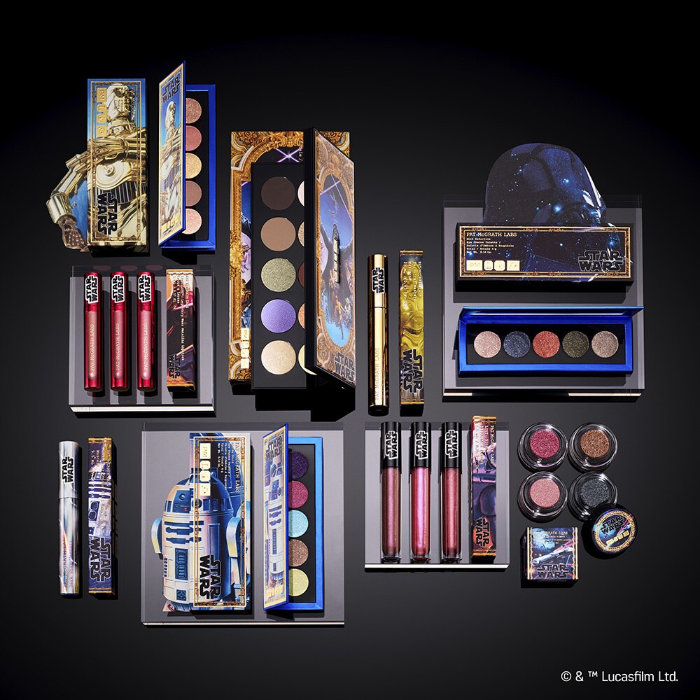 A grid of Pat McGrath's Star Wars collection