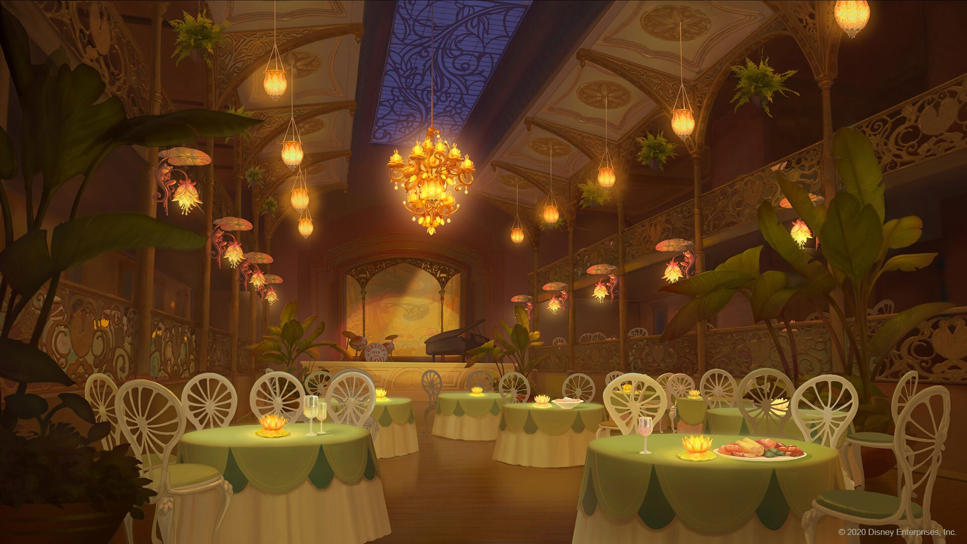 The Princess and the Frog virtual background