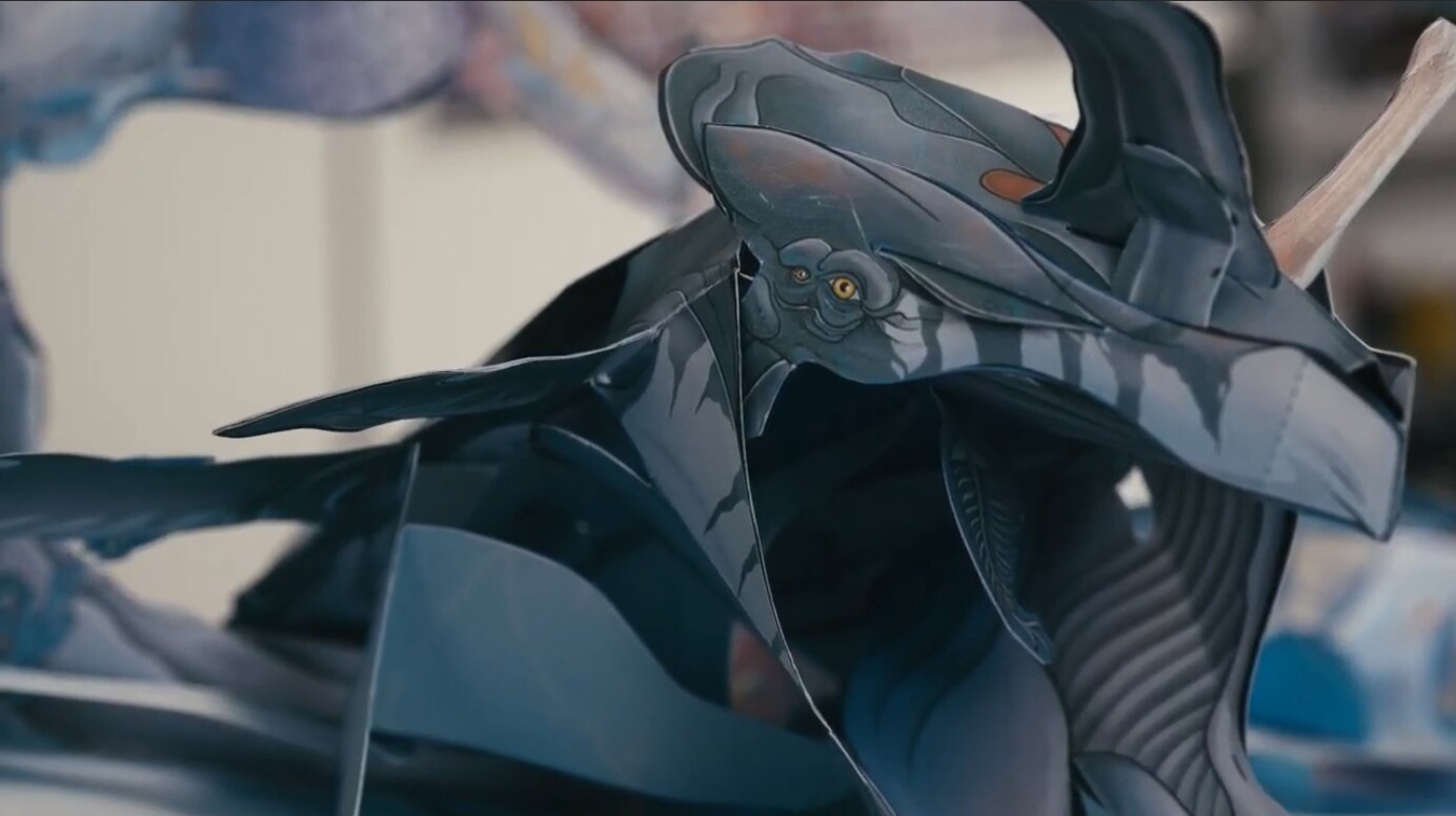 Image of the Payakan page from Avatar: The Ultimate Pop-Up Book.