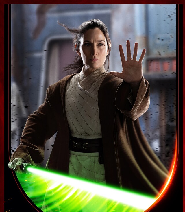 Jedi Master Indara in an official character poster from The Acolyte