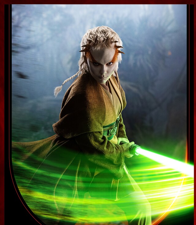 Jecki Lon in an official character poster from The Acolyte