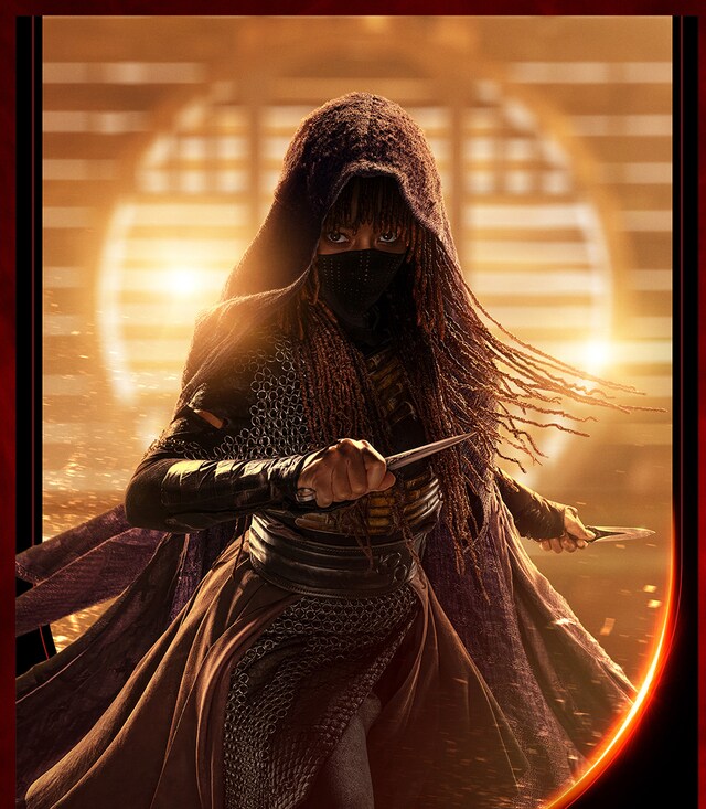 Mae Aniseya in an official character poster from The Acolyte